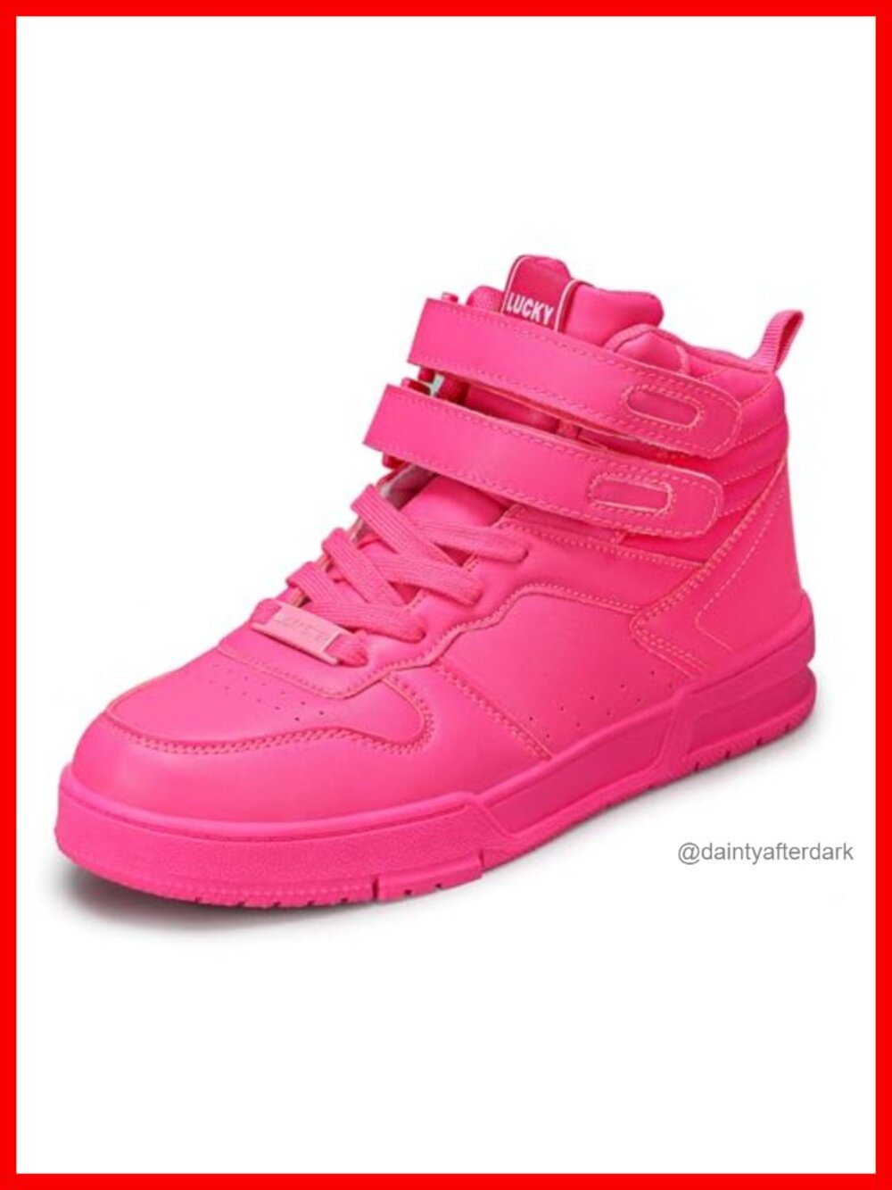 High Top Fashion Sneakers Ankle Boots Faux Leather Women's
